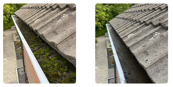 Dakgoten schoonmaken om problemen te voorkomen